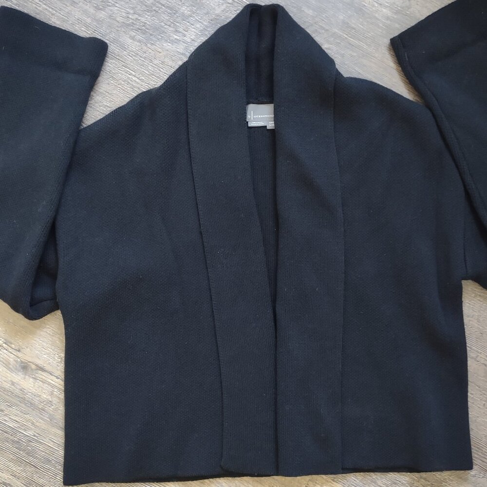 Anthropologie Mariel Crop Cargigan Sweater One Size - Picture 3 of 6